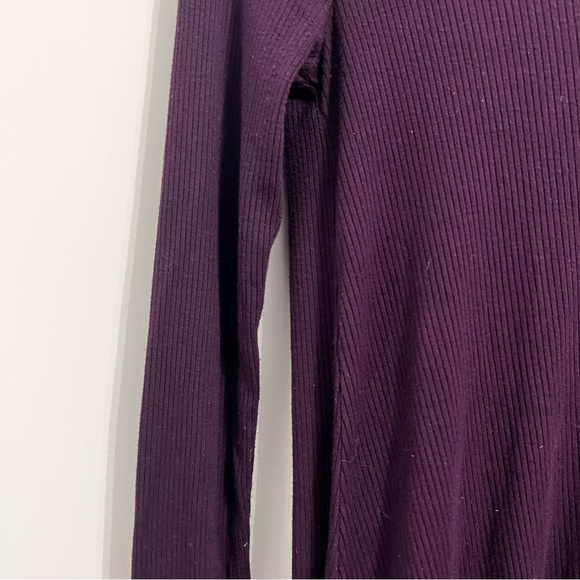Plum Turtle Neck Mini-Dress - Picture 2 of 2